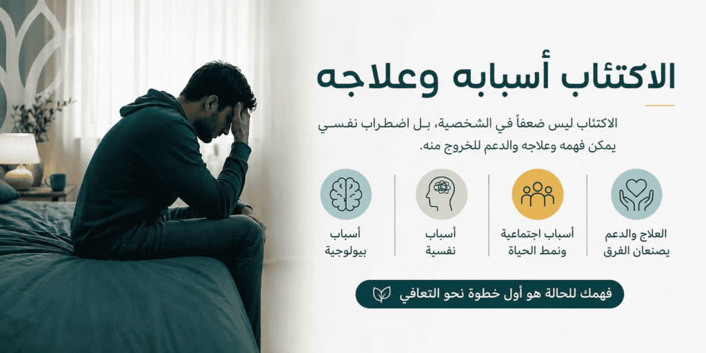 الاكتئاب أسبابه وعلاجه